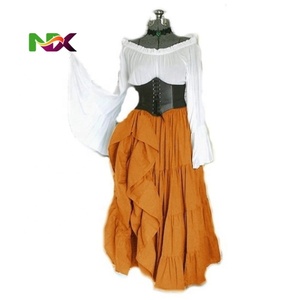 <span class=keywords><strong>Disfraz</strong></span> de <span class=keywords><strong>Reina</strong></span> Gótica Victoriana para Fiesta de Disfraces, Vestido Medieval Renacentista de Princesa Élfica, Lolita, Baile Retro, Cosplay para Mujer - Product Image 3