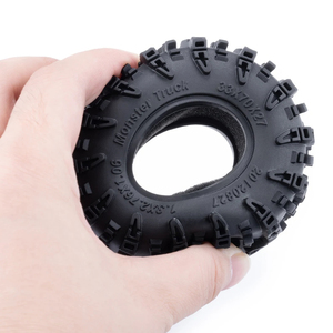 Advanced 4pcs 1,3 Zoll 33*70*27mm Gummi rad reifen 1/24 TRX-4M 1/18 <span class=keywords><strong>RC</strong></span> Auto Ersatzteile für Axial SCX24 - Product Image 4