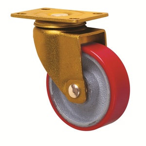 Moyenne À Double Roulement à Billes Plaque D'UNITÉ CENTRALE de Noyau de Fer <span class=keywords><strong>Roulette</strong></span> Et Roue - Product Image 2