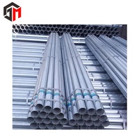Tubo de Acero Redondo Galvanizado de Primera Calidad con Certificación ISO 9001, Stock Completo para Ingeniería de Estructuras de Construcción
