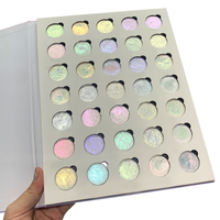 Fard à paupières monochromes multichromes à marque privée, hautement pigmenté, effet caméléon, pour maquillage, palette de fards à paupières DIY