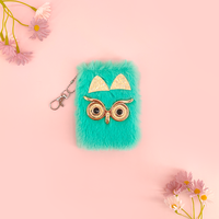 Carnets de notes miniatures décorés de hiboux moelleux, ensemble cadeau de 8 couleurs préféré des enfants, agendas