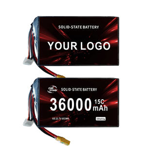 Paquete de Baterías de Estado Sólido Ligero para Drones, 35Ah 36Ah 20C, Personalizado para Drones y Aeronaves, Recargable de Alta Calidad - Product Image 1