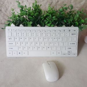 Wireless <b>Keyboard</b> <b>Mouse</b> Combo 61 Keys Ultra Thin English Multimedia Function For Office Use - Product Image 3