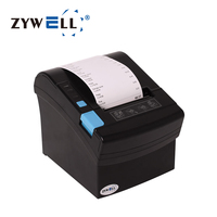 Impresora de Recibos Térmica ZYWELL con Wifi y Bluetooth, Impresora de Rollos de Papel para Punto de Venta de 58 mm y 80 mm