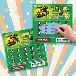 Impression de loteries haute définition, conception personnalisée gratuite, style jeu d'argent, impression numérique à revêtement UV pour l'Afrique - Product Image 5