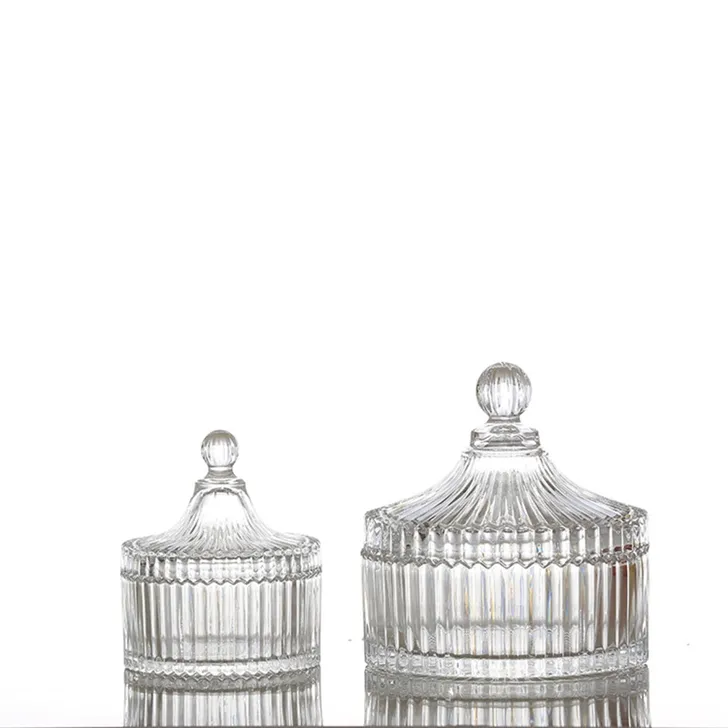 High Borosilicate Glass jar, honey storage jar sealed air tight glass Jam Jar with wood lid