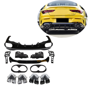 Pièces automobiles W118 facelift diffuseur arrière pour Mercedes Benz W118 modifié CLA A45 diffuseur 2019 <span class=keywords><strong>2020</strong></span> - Product Image 1