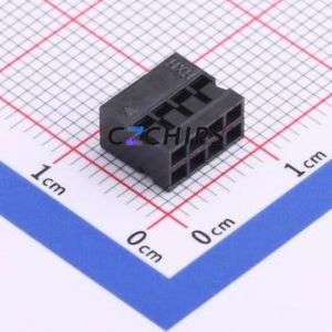HX20011-2x4YS Housing (Wire-to-Board / Wire-to-Wire) P=2mm Connector ( Jack Structure: 2x4P )( Pitch: 2mm )( Row Spacing: 2mm ) - Product Image 1