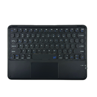 Nouveau clavier intelligent sans fil 12,9 pouces avec pavé tactile, ultra-plat, ergonomique, design ambidextre, hot-swap, USB-C, garantie 12 mois