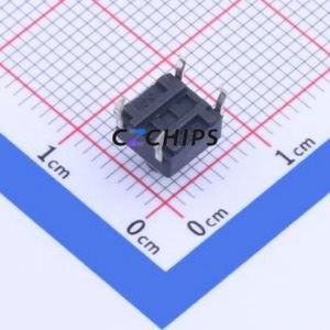 ST-1102-6.5 Tactile Switch Through hole Component (THT)-4P,6x6mm Switch Single Pole Single Throw Round Button 2.6N Through Hole - Product Image 2