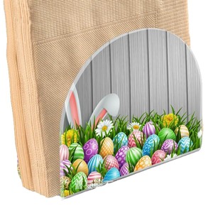 Porta pañuelos de madera con diseño de conejo, caja decorativa independiente para servilletas, para decoración de cocina y fiestas. - Product Image 5