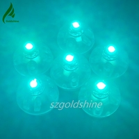 Mini boule LED faite à la main Jouet clignotant coloré avec lumière décorative rouge et bleue pour les fêtes de fin d'études