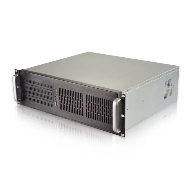 Factory Wholesale 3U Computer Rackmount Industrial Chassis with 6 HDD Drive Bays and ATX Fan for Server Applications in Stock