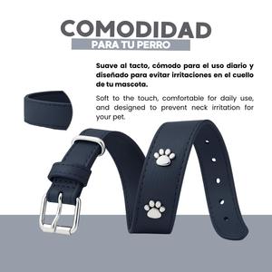 Collare per Cani YOMMY Rosso Regolabile con Fibbia in Metallo e Design con Impronta di Zampa, Accessorio di Sicurezza per Animali Domestici - Product Image 4