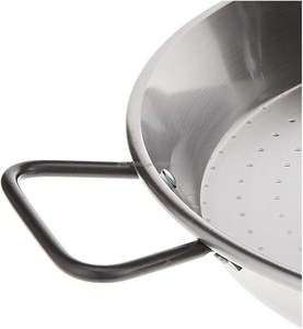 Poêle à paella 16 pouces <span class=keywords><strong>Pata</strong></span> <span class=keywords><strong>Negra</strong></span> Poêle à paella de qualité restaurant Poêle à paella de 40cm en acier au carbone pour la cuisson de la paella - Product Image 2