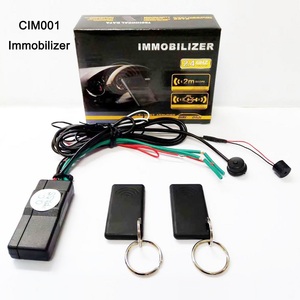 2.4ghz RFID güvenlik sistemi otomatik kilit motoru anahtarsız Alarm koruma Anti hırsızlık araba <span class=keywords><strong>Immobilizer</strong></span> ile 2 uzaktan kumanda - Product Image 1