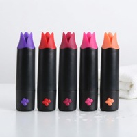 Vibrateur Bullet Puissant pour Femme, Jouet Sexuel Féminin, Masturbateur en Forme de Rouge à Lèvres, Stimulation Clitoridienne, Vibrateur pour Orgasme Féminin, Sextoys