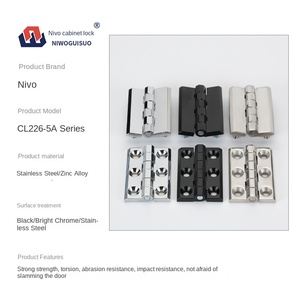 Петля из цинкового сплава CL226-5A, усиленная, 1.2 мм, для промышленных шкафов, с шестью ножками, 60x90 - Product Image 2