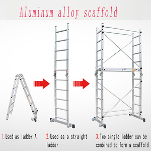Hot Selling Aluminum Alloy Mobile <strong>Extension</strong> Scaffolding Multifunctional Telescopic Scaffolding <strong>Tower</strong> - Product Image 6