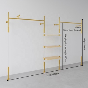 Cửa Hàng Quần Áo Giá Trưng Bày Quần Áo Bán Lẻ Giá Trưng Bày Quần Áo Gắn Tường Giá Treo Trưng Bày Quần Áo Cửa Hàng May Mặc - Product Image 6