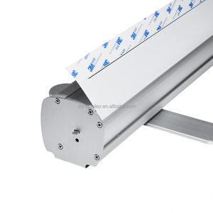 Tùy chỉnh kích thước có thể thu vào Nhôm xách tay bảng Top hiển thị nhỏ A2 cuộn lên đôi bên biểu ngữ A3 đứng 60cm <span class=keywords><strong>Mini</strong></span> cuộn lên - Product Image 5