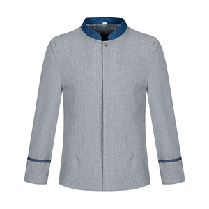 Vêtements de travail à manches longues pour femmes, automne-hiver, uniformes pour hôtels et hôpitaux, pour le personnel immobilier, le ménage et le nettoyage des chambres - Product Image 2