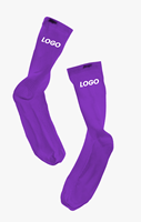 Chaussettes de course Marathon Chaussettes de sport blanches fines et respirantes Chaussettes de sport personnalisées Chaussettes de haute qualité