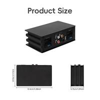 Amplificateur DSP universel SUN-RISE à 4 canaux en alliage d'aluminium, haute puissance 12V 200W, Plug-and-Play, audio adapté à la plupart des modèles de voitures