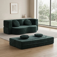 Canapé modulaire sectionnel moderne en mousse haute densité compressée sous vide pour villa et maison