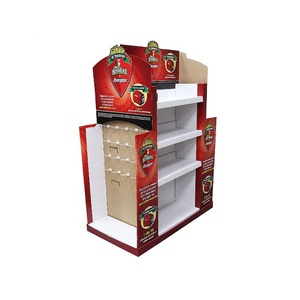Siêu Thị Có Thể Gập Lại POP Carton Đứng Tùy Chỉnh Bán Lẻ Xách Tay POS Đầy Đủ Pallet <span class=keywords><strong>Shipper</strong></span> Tông Hiển Thị Tông T Shirt Hiển Thị - Product Image 6