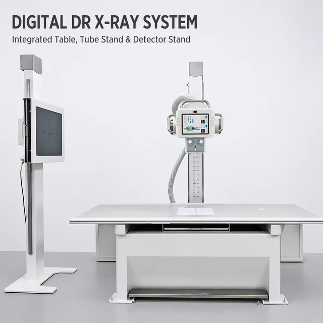 OEM/ODM Advanced 50KW Digital X-ray Machine for Small Clinics Diagnostic Centers High Frequency Three-Phase Medical Electricity