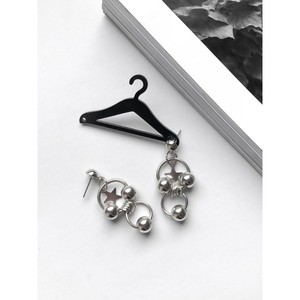 Pendientes de Aro Plateados Mi Cheng con Estrella, Acero Inoxidable 304, Unisex, Colgantes, Joyería de Moda, Estilo Rock, Gótico, Y2K, Punk - Product Image 1