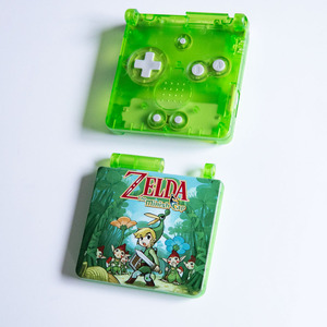 Coque de remplacement et boîte personnalisée Premium <span class=keywords><strong>The</strong></span> <span class=keywords><strong>Legend</strong></span> <span class=keywords><strong>of</strong></span> <span class=keywords><strong>Zelda</strong></span>: <span class=keywords><strong>The</strong></span> <span class=keywords><strong>Minish</strong></span> <span class=keywords><strong>Cap</strong></span> pour Game Boy Advance SP avec impression UV - Product Image 5