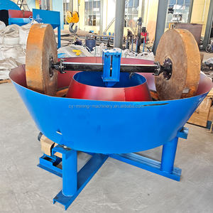 Máquina de Extracción de Oro de Mineral Metálico de Alta Recuperación, Molino de Pan Húmedo para Mineral de Oro, Máquina de Molienda de Doble Rueda - Product Image 1