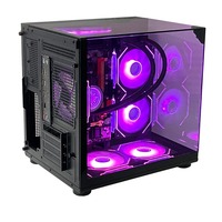 Boîtier de PC de jeu de haute qualité Pcooling, boîtier d'ordinateur de bureau pour jeux, châssis de tour M-ATX/ITX