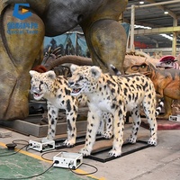 Véritable léopard sauvage parc haute Simulation modèle Animal léopard animatronique
