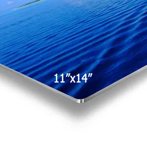 11 "x 14" 1,15mm glänzend weiß HD-Metall drucke hoch auflösende Sublimation Aluminium-Wärmeübertragungs-Foto druckbild