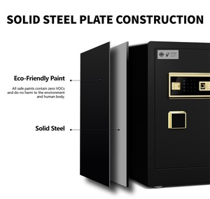 <span class=keywords><strong>Caja</strong></span> <span class=keywords><strong>Fuerte</strong></span> Electrónica de Acero con Acceso por Huella Dactilar para Oficinas Ejecutivas, Gabinete para Almacenamiento de Dinero - Product Image 2