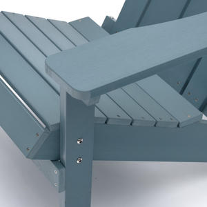 Chaise de jardin en <span class=keywords><strong>plastique</strong></span> et bois Uplion, chaise de patio, chaise de terrasse, chaise Adirondack imperméable - Product Image 6