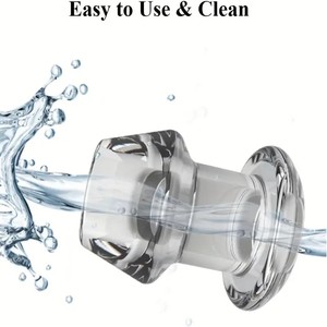 Hohler Vaginaler Guckloch Butt Plug Analdildo Transparentes Dehntunnel 100% Wasserdicht Erwachsenen Weiblich Männlich Homosexuell Modelle Erotik Yequ - Product Image 2