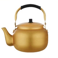 Bouilloire en aluminium jaune de 3,0 L avec poignée en bakélite, écologique, de bonne qualité pour le Moyen-Orient