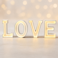 Lettres en relief 3D personnalisées avec rétroéclairage LED RVB, design lumineux multicolore pour la publicité dans les magasins