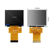 Modul LCD TFT Panel Kustom Polcd 2,31 inci 320x240 RGB Antarmuka MCU SPI Tampilan Jam 12