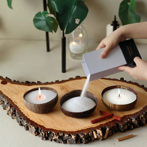 Zandwas kaarsen bulk plantaardig parelmoer kaars zandwas voor bruiloftdecoratie - Product Image 1