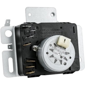 ตัวตั้งเวลาเครื่องอบผ้า W10745655 230V แบบไฟฟ้า ตัวเครื่องทำจากพลาสติก ใช้งานด้วยมือ สำหรับอะไหล่เครื่องอบผ้า - Product Image 1