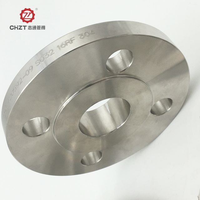 Customized Stock ASME Stainless Steel 2" SS 304 150 Class Large Diameter High Pressure Plate Flange for Tank