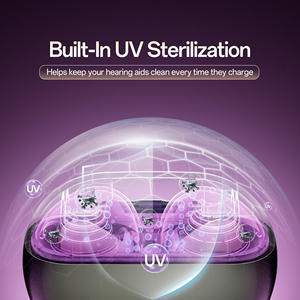 Audífono Invisible Mini CIC con Sonido Digital y Estuche Esterilizador UV, Productos para el Oído y la Audición, Audífonos Pequeños Recargables - Product Image 2