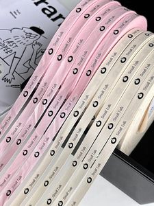 Cinta de Algodón Personalizada con Logotipo, Rollo de Cinta Lisa 100% Algodón de 16 mm con Logotipo Impreso para Envolver Regalos, Venta al Por Mayor - Product Image 4