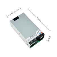 Fuente de Alimentación Conmutada de 500W 12V, Entrada de 110V, Función PFC Activa, 42A, Grado Industrial, Alta Eficiencia 0.9